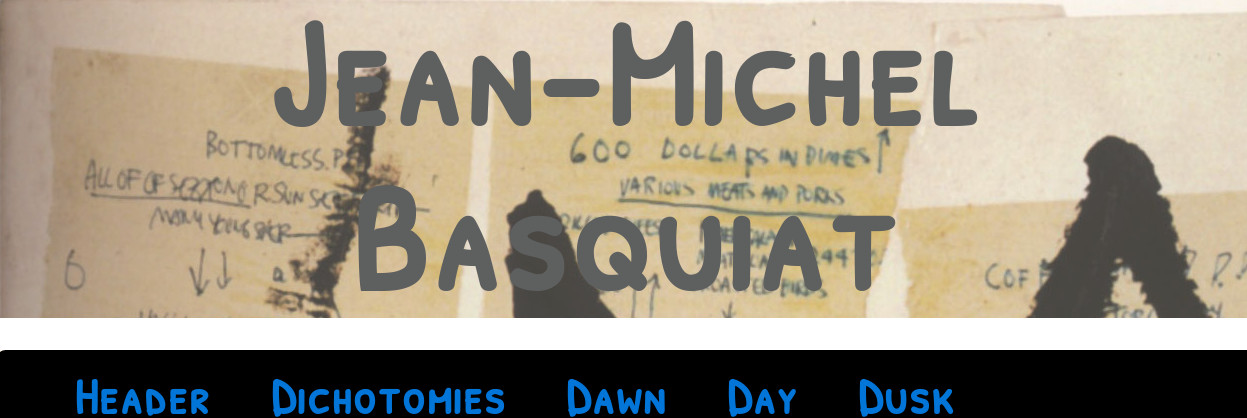 Jean-Michel Basquiat Tribute Page